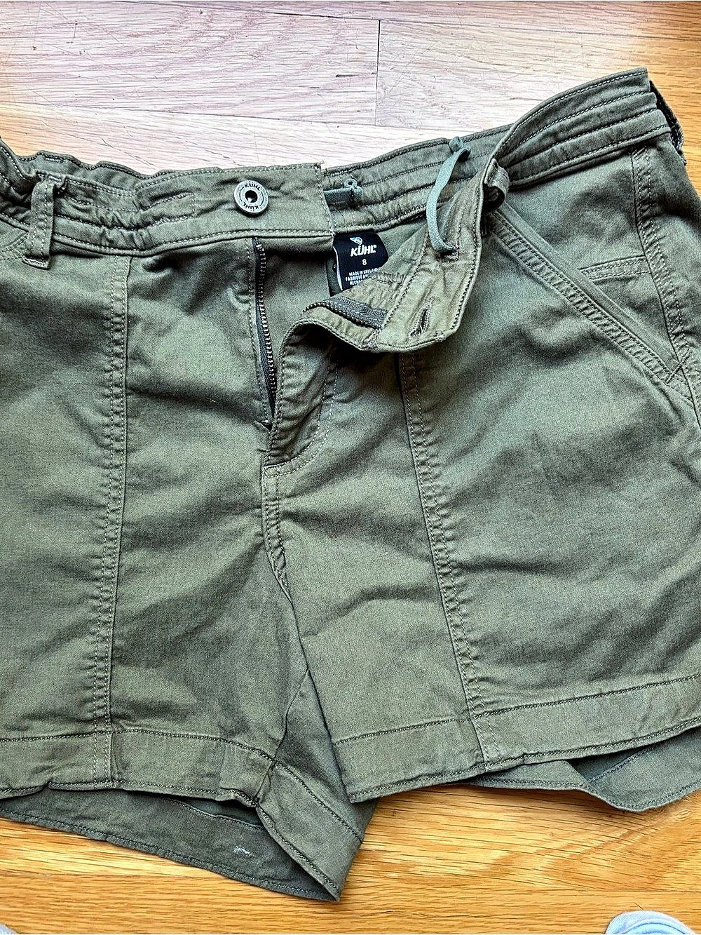 Kuhl KULTIVATR 4” Cargo Shorts Sage Size 8